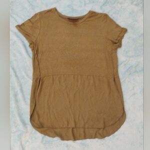 Tan Short Sleeve Tee for Everyday Comfort